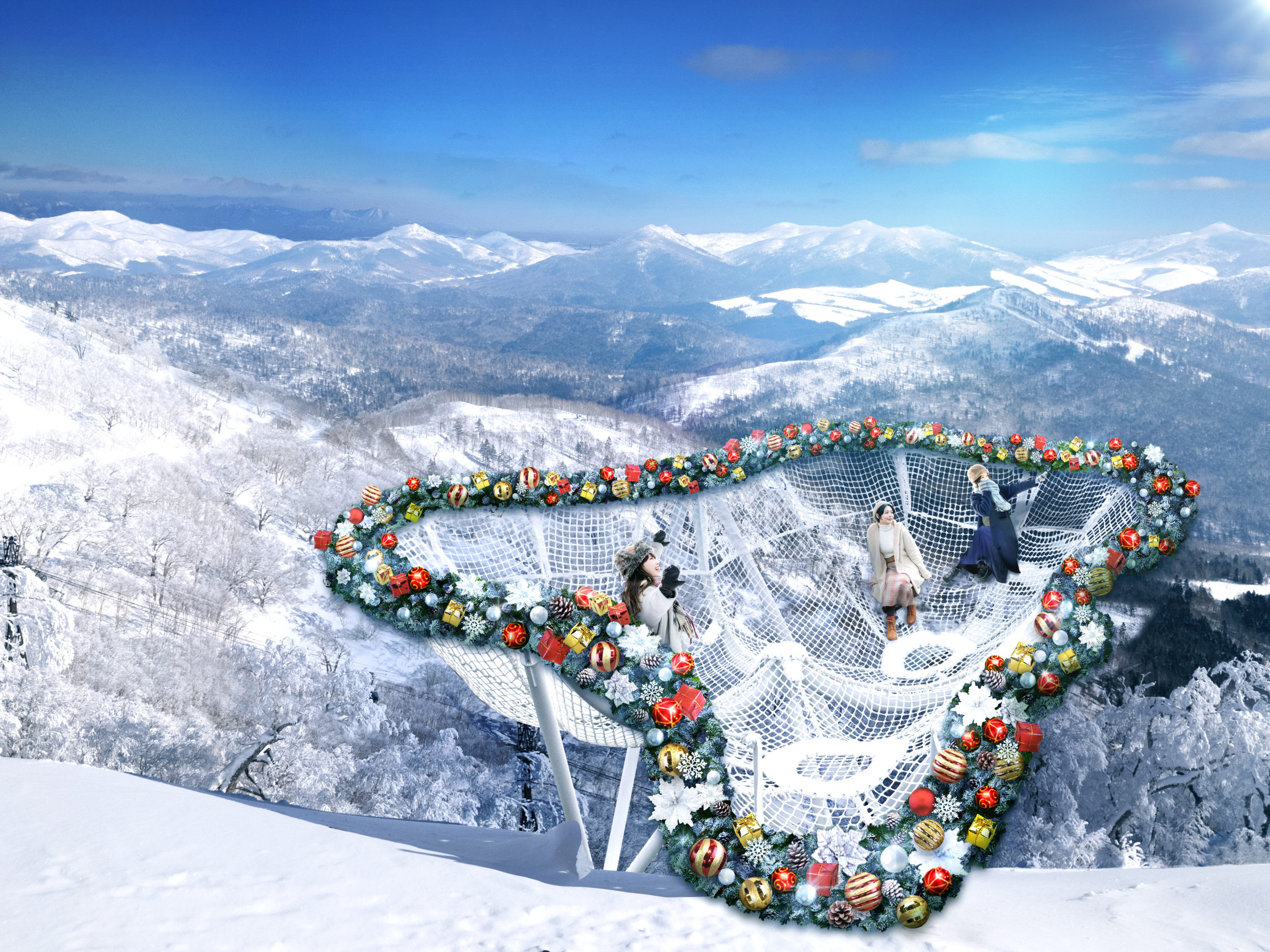雪山の絶景を楽しもう！ 星野リゾート　リゾナーレトマム「霧氷クリスマス」開催